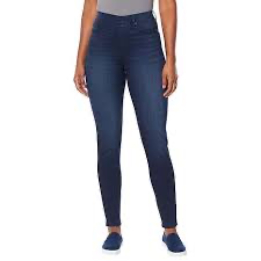 VINCE Skinny Stretch Blue DENIM Pockets JEANS Legging Jagens Womens Size 10x33.5